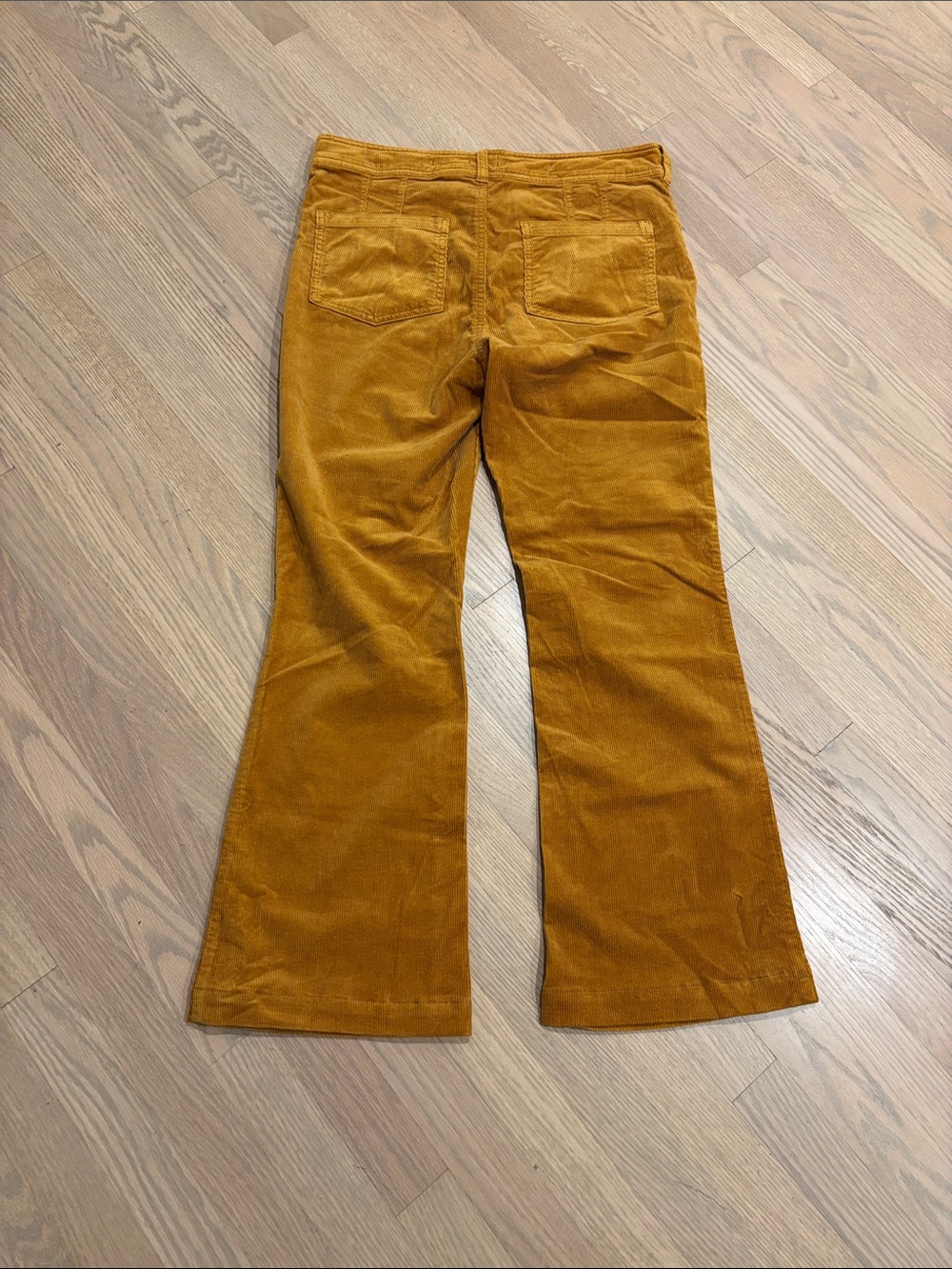 Pilcro Mustard Corduroy Boot Cut Pants - Picture 2 of 7